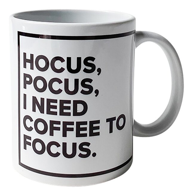 Minimou Mug Hocus Pocus I Need Coffee to Focus