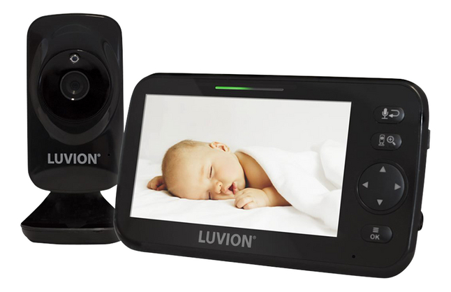 Luvion Babyphone avec caméra Icon Deluxe Black Edition