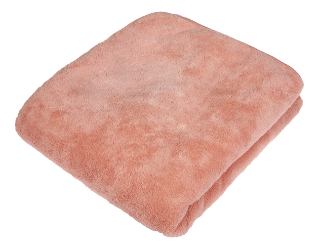 Dreambee Couverture pour lit Essentials fleece rose moyen