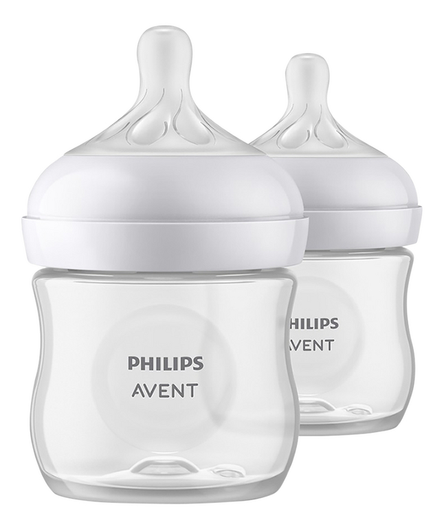 Philips AVENT Biberon Natural Response transparent 125 ml - 2 pièces