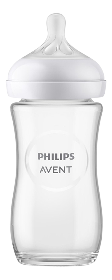 Philips AVENT Biberon en verre Natural Response transparent 240 ml