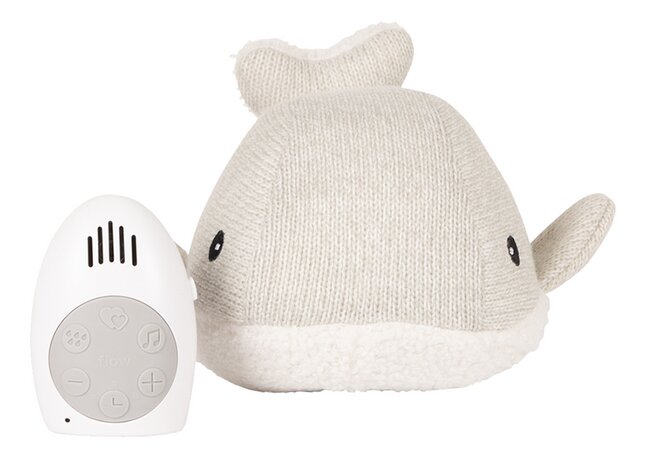 Flow Peluche Moby The Whale Grey
