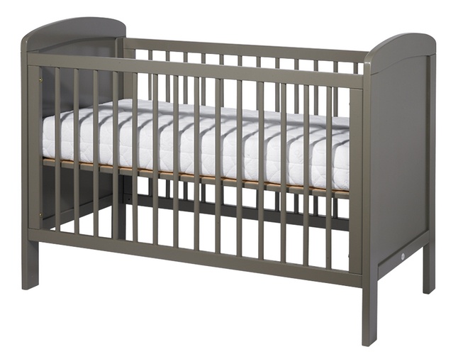 Pericles Lit De Bebe Sophie Taupe L 120 X Lg 60 Cm Dreambaby
