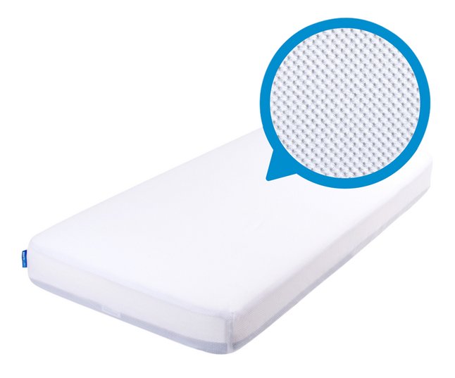 AeroSleep Hoeslaken voor bed Evolution Premium wit B 60 x L 120 cm