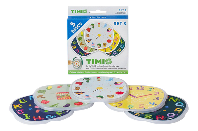 Timio Disques pour lecteur éducatif d'audio et de musique Set 3