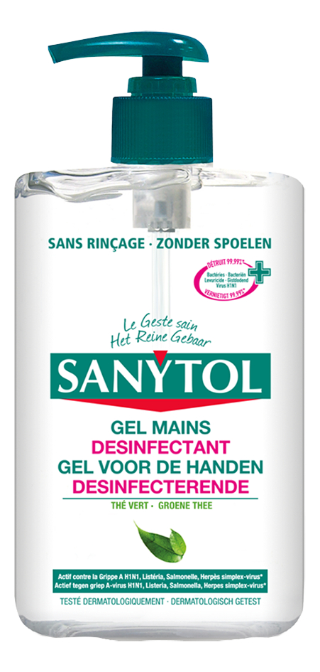 Sanytol Gel désinfectant Thé Vert 250 ml