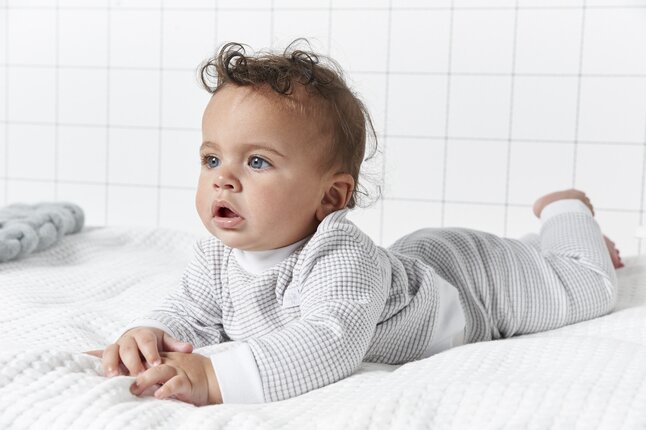 Pyjama Wafel grijs | Dreambaby