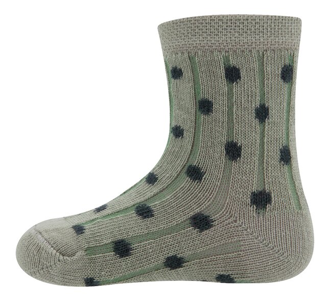 Ewers Sokken Dots/Rib groen maat 18/maat 19