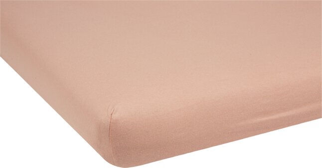 Dreambee Drap-housse pour lit Essentials rose moyen Lg 60 x L 120 cm