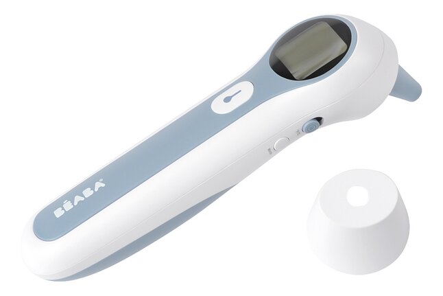 BEABA Thermomètre Infrarouge Auriculaire et Frontal