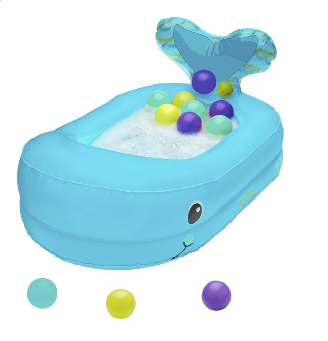 Infantino Piscine Pour Bébé Avec 10 Balles Whale Bubble Bath