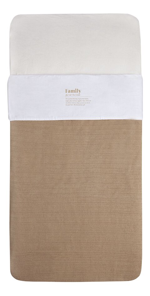 Jollein Drap pour lit Family blanc