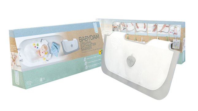 Réducteur et separateur de baignoire pour bébé - BabyDam barriere de bain
